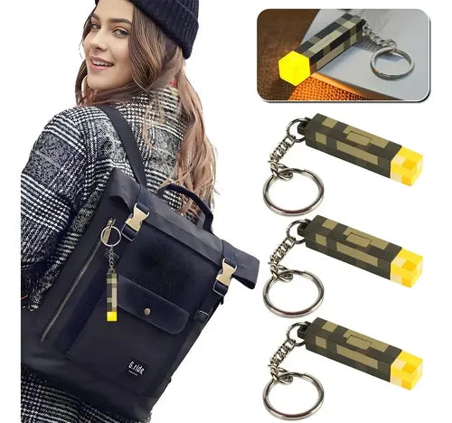 LLAVERO LED INSPIRADO EN MINECRAFT